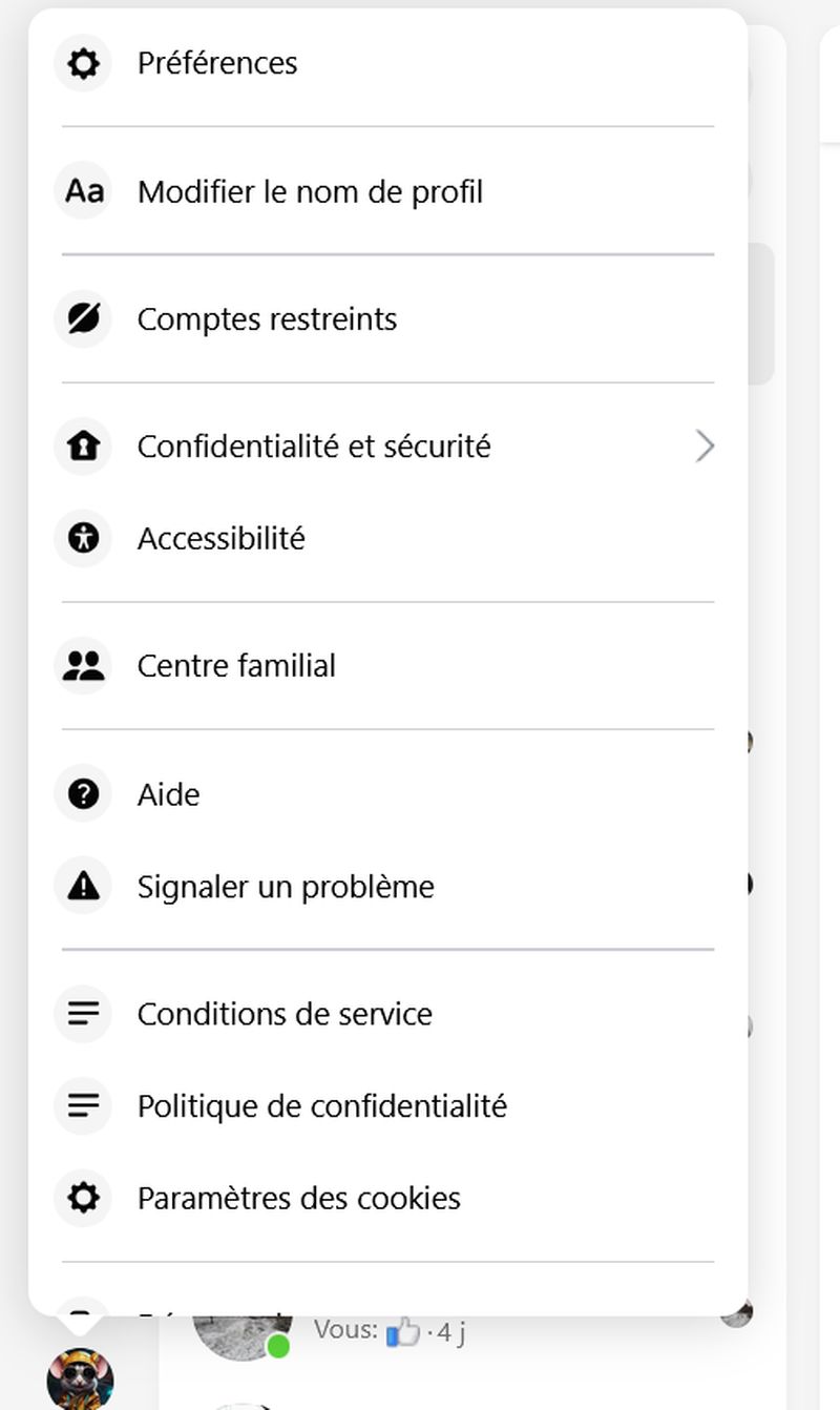 confidentialité et sécurité