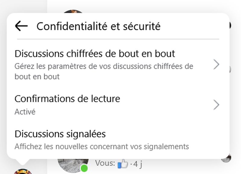 discussions chiffrées de bout en bout