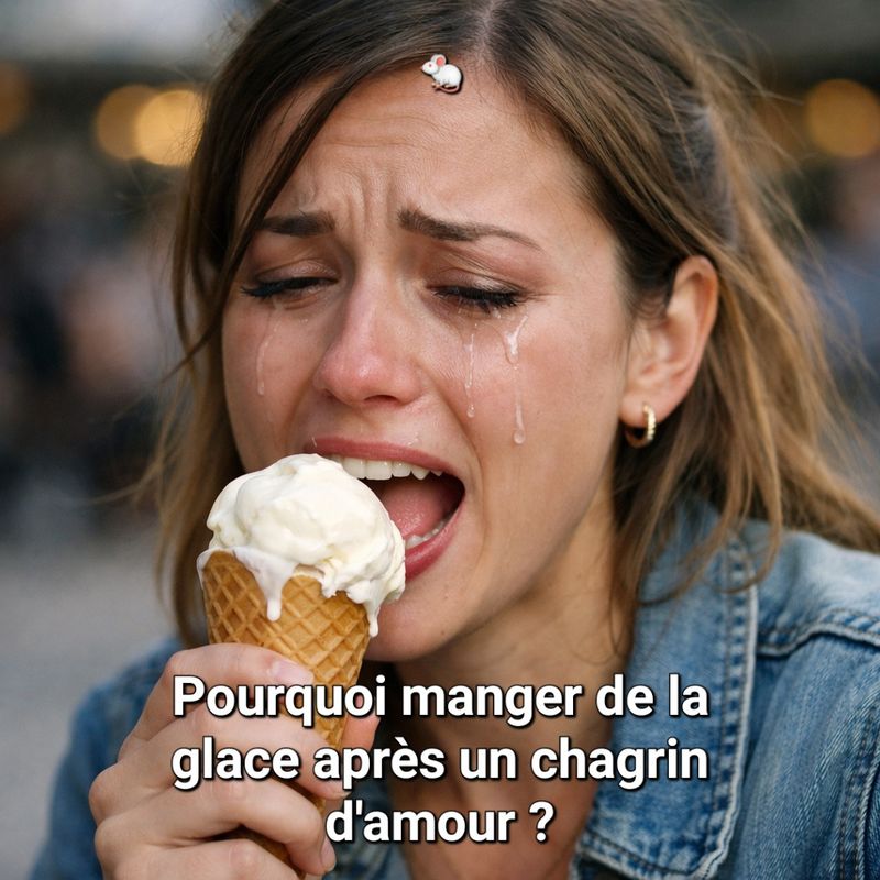 Pourquoi manger de la glace après un chagrin d'amour ?