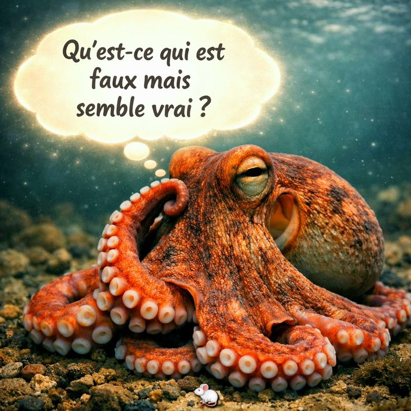 Qu'est-ce qui est faux mais semble vrai ?