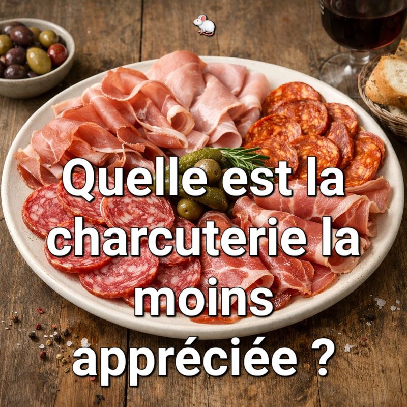 Quelle est la charcuterie la moins appréciée ?